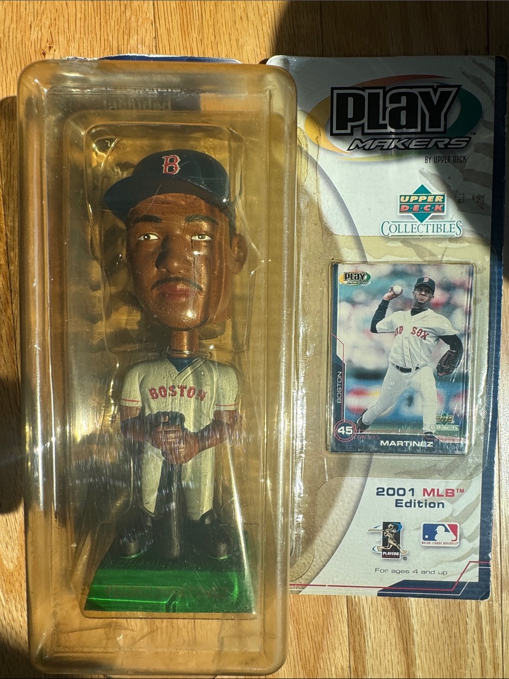 Upper Deck PlayMakers Boston Red Figure with Green Base - 2001 Edition